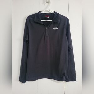The North Face Black Quarter Zip Fleece